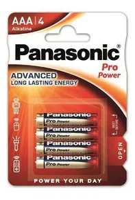 Batterie Pro Power, AAA 4 Stk., PANASONIC